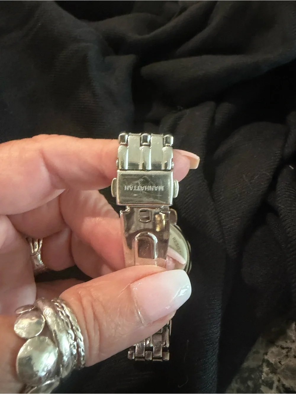 Silver Crystal Accent Women’s Bracelet Watch - Brand Not Shown